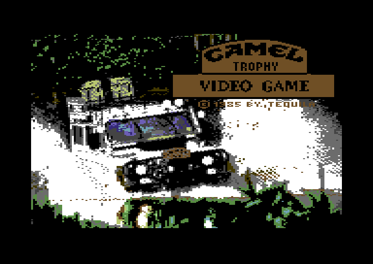 Original Camel Trophy Video Game title picture by Tequila